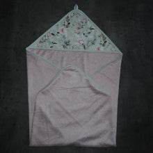 Charger l'image dans la galerie, Cape de bain rose et verte