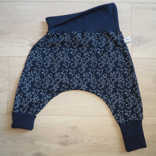 Charger l'image dans la galerie, sarouel pour bébé bleu avec des oiseaux